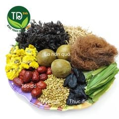 Nguyên liệu nấu sâm rong biển 10 vị hữu cơ, nấu 5- 10 lít, thơm mát, thanh nhiệt, giải độc, mát gan, tiêu viêm, lợi tiểu