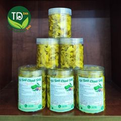 Vỏ bưởi chanh dây sấy dẻo, hương vị tự nhiên, thông cổ, kháng khuẩn, hỗ trợ giảm cân, mỡ máu, mỡ gan, hàng xuất khẩu
