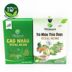 Trà trái nhàu thảo dược dạng túi lọc, đạt chuẩn ISO 22000, OCOP, HACCP, kết hợp 9 dòng dược liệu quý, đào thải độc tố