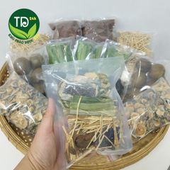 Sâm bí đao, set đủ vị nấu 10 lít nước, tặng kèm hạt chia bên trong, hàng mùa mới, chuyên dùng cho gia đình và hàng quán