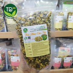 Hoa cúc nụ sấy lạnh, giúp thanh nhiệt, trợ tiêu hoá, giải độc, mát gan, sáng mắt, tăng cường miễn dịch