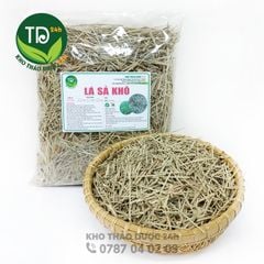 Lá sả (xả) khô dùng để uống trà, xông hơi, tắm, gội đầu, 100% tự nhiên