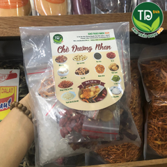 Chè Dưỡng Nhan 12 vị - Nguyên liệu 550g nấu được 12 chai 330ml