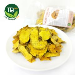 Củ nghệ sắt lát sấy khô, hàng loại 1, dùng pha trà, làm nguyên liệu nấu ăn, giúp bảo vệ sức khỏe gia đình mỗi ngày
