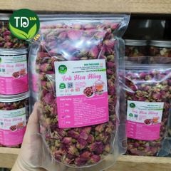 Trà hoa hồng tự nhiên, ngừa lão hóa da, giảm đau bụng kinh, tốt cho tiêu hóa, giảm stress | Kho thảo dược 24h