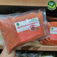 Ớt bột không cay, không mặn, khô xay, dùng làm gà nướng muối ớt, kim chi thơm ngon, hấp dẫn (hàng loại 1)