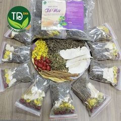 Trà lá nam sâm tố nữ, bổ huyết, hoạt huyết, làm chậm quá trình mãn kinh, giảm khô âm đạo, cân bằng nội tiết tố, đẹp da