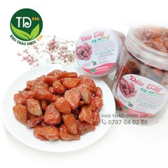 Dâu tây sấy dẻo Đà Lạt, nguyên chất 100%, không đường, món ăn vặt yêu thích cho người ăn kiêng