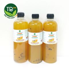 Nước cốt chanh dây, 100% chanh dây tươi Đà Lạt, tăng cường vitamin C, giúp tim khỏe mạnh, trợ tiêu hóa, tăng đề kháng