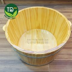Chậu ngâm xông phụ khoa bằng gỗ thông nhập khẩu Mỹ, hàng cao cấp, dùng lâu dài, ngâm xông spa thảo dược an toàn tại nhà