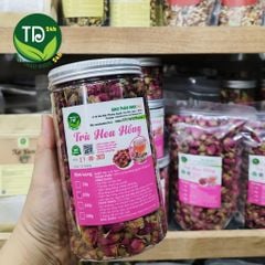 Trà hoa hồng tự nhiên, ngừa lão hóa da, giảm đau bụng kinh, tốt cho tiêu hóa, giảm stress | Kho thảo dược 24h