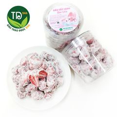 Dâu tây sấy giòn bọc sữa, hàng loại 1, không đường, tốt cho người ăn kiêng, thơm ngon đến miếng cuối cùng