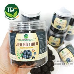 Viên hà thủ ô mật ong, đỗ đen, vừng Tây Bắc giúp bổ máu, cải thiện tóc bạc sớm, ngăn ngừa rụng tóc, hỗ trợ mọc tóc