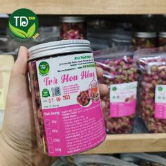 Trà hoa hồng tự nhiên, ngừa lão hóa da, giảm đau bụng kinh, tốt cho tiêu hóa, giảm stress | Kho thảo dược 24h