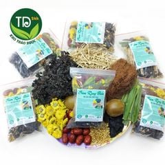 Nguyên liệu nấu sâm rong biển 10 vị hữu cơ, nấu 5- 10 lít, thơm mát, thanh nhiệt, giải độc, mát gan, tiêu viêm, lợi tiểu
