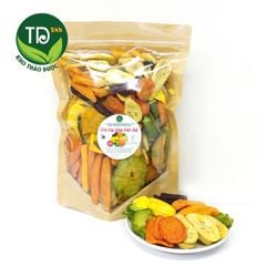 Hoa quả sấy khô thập cẩm, rau củ sấy, món ăn vặt khoái khẩu cho những chuyến picnic, làm đẹp da, hỗ trợ giảm cân