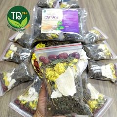 Trà lá nam sâm tố nữ, bổ huyết, hoạt huyết, làm chậm quá trình mãn kinh, giảm khô âm đạo, cân bằng nội tiết tố, đẹp da
