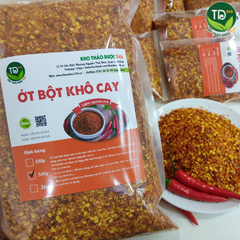 Ớt bột khô cánh nhỏ siêu cay dùng làm kim chi, hàng công ty, cam kết không phụ gia