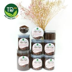 Bột cà phê tắm trắng, tẩy tế bào chết, nguyên chất đến từng hạt nhỏ, dùng đắp mặt và body, dưỡng da an toàn, thân thiện