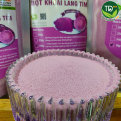 Bột khoai lang tím hữu cơ sấy lạnh, tạo màu & mùi thơm cho nhiều món ăn an toàn (bánh, chè, cháo, súp)