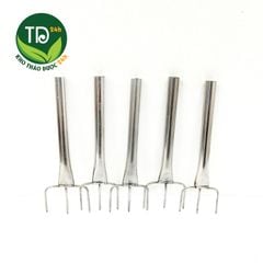 Dĩa xiên điếu ngải cứu, hơ ba cây, dụng cụ diện chẩn, không nóng tay khi hơ, cháy hết điếu ngải, an toàn, tránh lãng phí