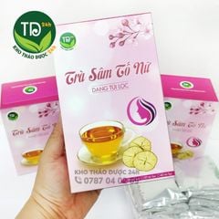 Trà sâm tố nữ dạng túi lọc, hoạt huyết, chậm quá trình mãn kinh, giảm khô âm đạo, cân bằng nội tiết tố, sử dụng tiện lợi