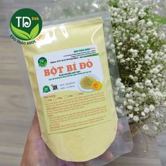 Bột bí đỏ (bí ngô) sấy lạnh nguyên chất 100%, tạo màu cho bánh kẹo, đồ uống, cháo, súp, thạch dừa, rau câu, làm mặt nạ