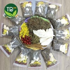Trà sâm tố nữ lá nam, bổ huyết, hoạt huyết, làm chậm quá trình mãn kinh, giảm khô âm đạo, cân bằng nội tiết tố