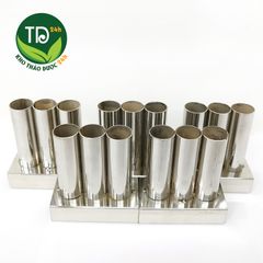 Khay tắt ngải 3 ống inox, cùng lúc tắt 3 điếu ngải, bền, đẹp, an toàn, dùng cho cả ngải đại và trung, dụng cụ diện chẩn