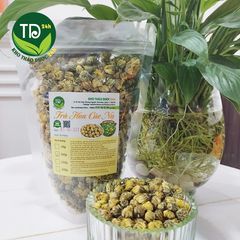 Hoa cúc nụ sấy lạnh, giúp thanh nhiệt, trợ tiêu hoá, giải độc, mát gan, sáng mắt, tăng cường miễn dịch