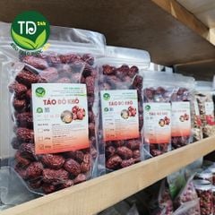 Táo đỏ Tân Cương chín sấy khô, tốt cho giấc ngủ, tốt cho tim mạch, hàng loại 1 [250gr - 500g - 1kg] | Kho thảo dược 24h