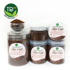 Bột cà phê tắm trắng, tẩy tế bào chết, nguyên chất đến từng hạt nhỏ, dùng đắp mặt và body, dưỡng da an toàn, thân thiện