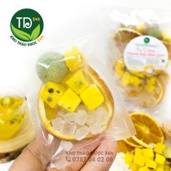 Trà chanh dây kim quất, nguyên liệu sấy thăng hoa, nước uống trắng da Triệu Lộ Tư, giúp da sáng mịn, trợ tiêu hóa