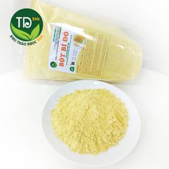 Bột bí đỏ (bí ngô) sấy lạnh nguyên chất 100%, tạo màu cho bánh kẹo, đồ uống, cháo, súp, thạch dừa, rau câu, làm mặt nạ