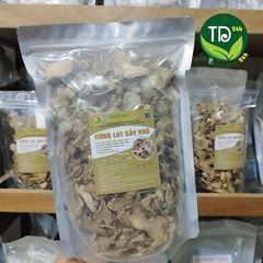 Gừng lát sấy khô, thơm cay nồng, làm trà gừng, xông giải cảm
