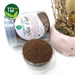 Bột cà phê tắm trắng, tẩy tế bào chết, nguyên chất đến từng hạt nhỏ, dùng đắp mặt và body, dưỡng da an toàn, thân thiện