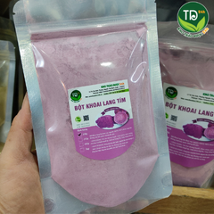 Bột khoai lang tím hữu cơ sấy lạnh, tạo màu & mùi thơm cho nhiều món ăn an toàn (bánh, chè, cháo, súp)