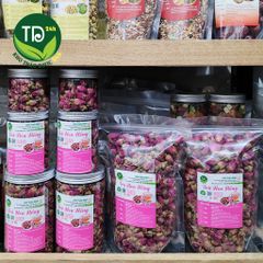 Trà hoa hồng, hương thơm dịu, giúp an thần ngủ ngon, thanh nhiệt giải độc 100% thiên nhiên