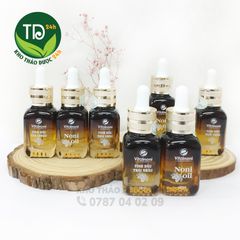 Tinh dầu nhàu, chiết xuất từ 100% hạt và rễ nhàu bằng công nghệ chiết xuất CO2 siêu tới hạn, chống oxy hóa, dưỡng ẩm da