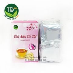 Trà sâm tố nữ dạng túi lọc, hoạt huyết, chậm quá trình mãn kinh, giảm khô âm đạo, cân bằng nội tiết tố, sử dụng tiện lợi