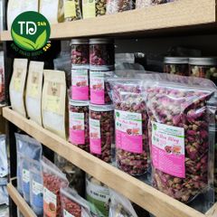 Trà hoa hồng, hương thơm dịu, giúp an thần ngủ ngon, thanh nhiệt giải độc 100% thiên nhiên