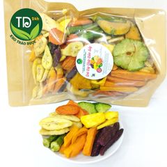 Hoa quả sấy khô thập cẩm, rau củ sấy, món ăn vặt khoái khẩu cho những chuyến picnic, làm đẹp da, hỗ trợ giảm cân