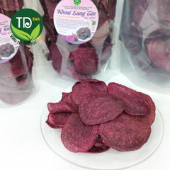 Khoai lang tím sấy giòn, tiêu chuẩn xuất khẩu, không đường, giòn ngọt tự nhiên, đặc sản chính hiệu Đà Lạt