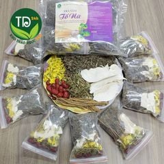 Trà sâm tố nữ lá nam, bổ huyết, hoạt huyết, làm chậm quá trình mãn kinh, giảm khô âm đạo, cân bằng nội tiết tố