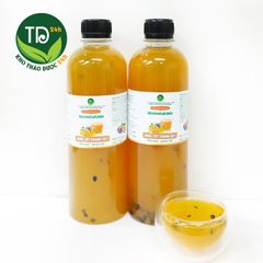 Nước cốt chanh dây, 100% chanh dây tươi Đà Lạt, tăng cường vitamin C, giúp tim khỏe mạnh, trợ tiêu hóa, tăng đề kháng