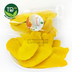 Xoài sấy dẻo thăng hoa nguyên vị, ngọt thanh, thơm ngon, không lẫn sơ, món ăn vặt yêu thích, bổ sung canxi cho mẹ bầu