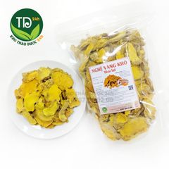 Củ nghệ sắt lát sấy khô, hàng loại 1, dùng pha trà, làm nguyên liệu nấu ăn, giúp bảo vệ sức khỏe gia đình mỗi ngày