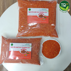 Ớt bột không cay, không mặn, khô xay, dùng làm gà nướng muối ớt, kim chi thơm ngon, hấp dẫn (hàng loại 1)