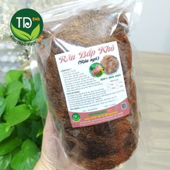 Râu bắp (râu ngô) khô, sạch dùng nấu sâm lạnh, nước giải khát, lợi tiểu, thải độc tố, làm nhỏ sỏi thận, hàng mùa mới