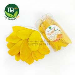 Xoài sấy dẻo thăng hoa nguyên vị, ngọt thanh, thơm ngon, không lẫn sơ, món ăn vặt yêu thích, bổ sung canxi cho mẹ bầu